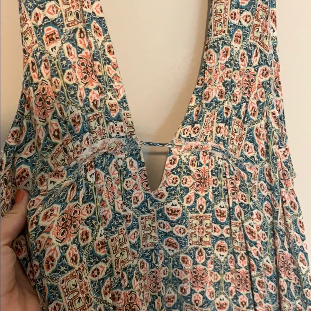 Cotton candy LA Adorable floral flounce dress